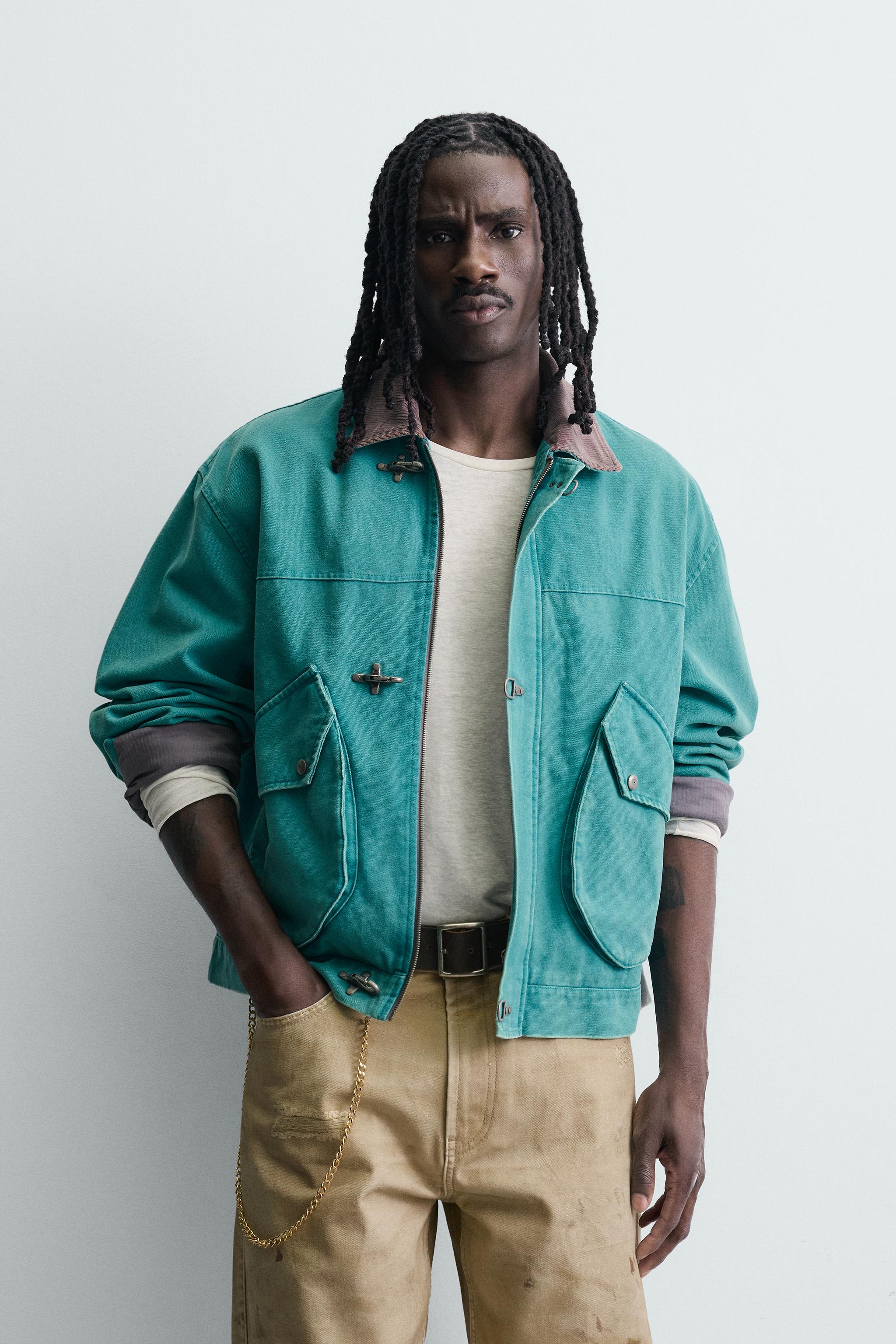 BLOUSON COUPE CARRÉE À BRANDEBOURGS